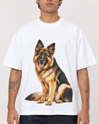 Mockup Boxy Heavyweight Tee White male close-up 06