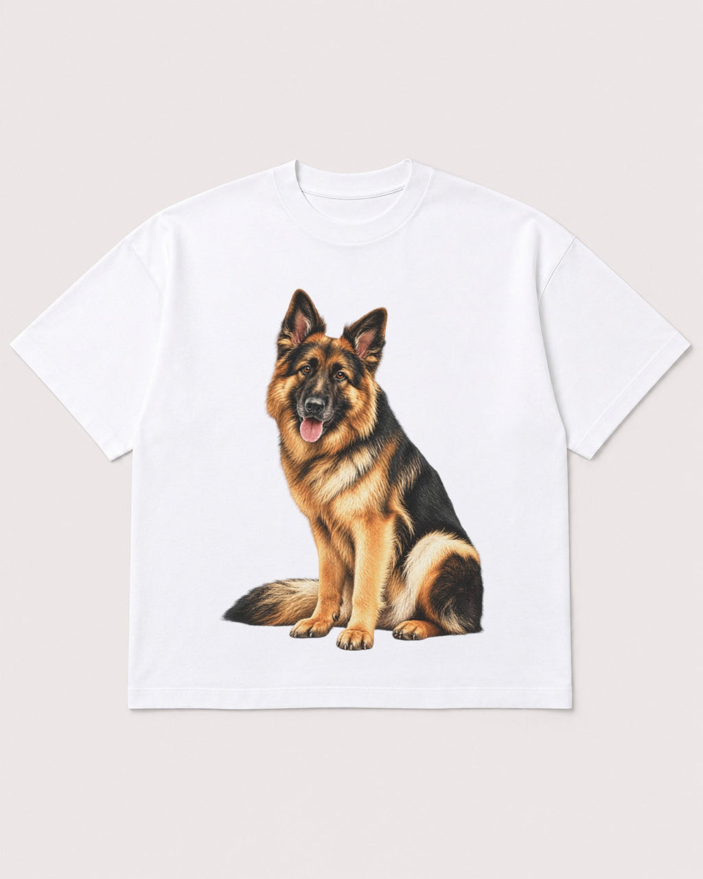 Mockup Boxy Heavyweight Tee White product