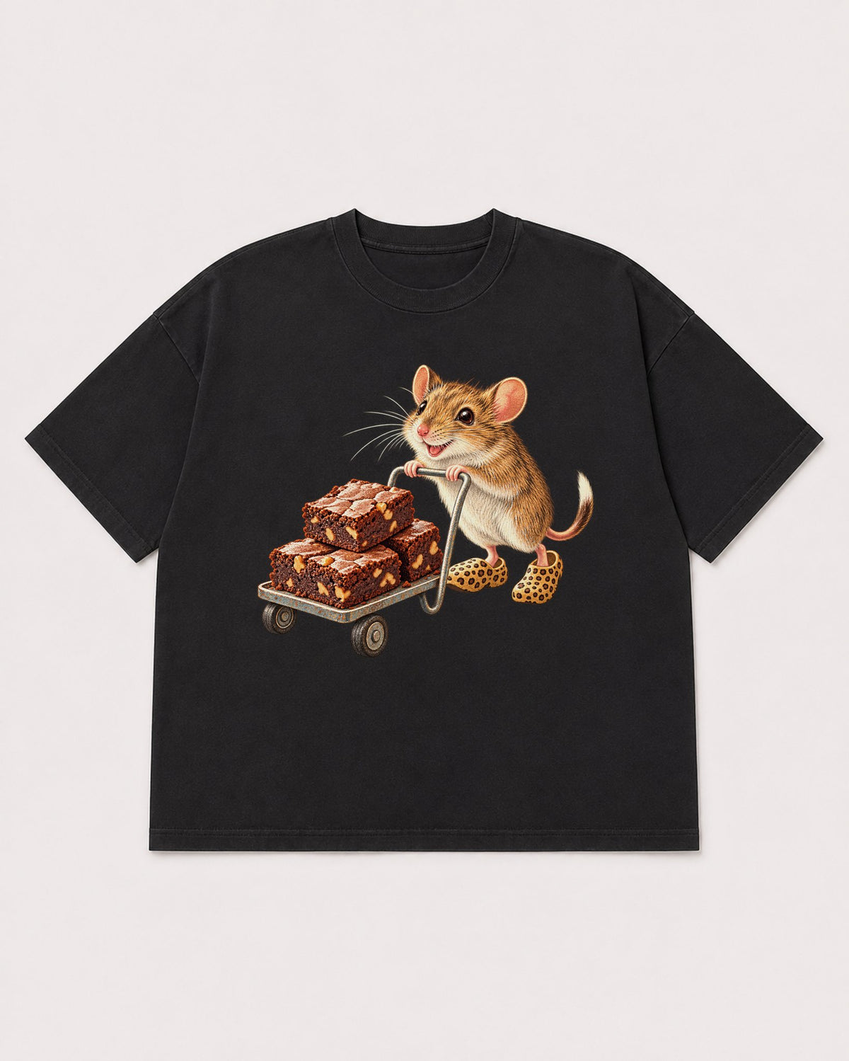 Mockup Boxy Heavyweight Tee Black product