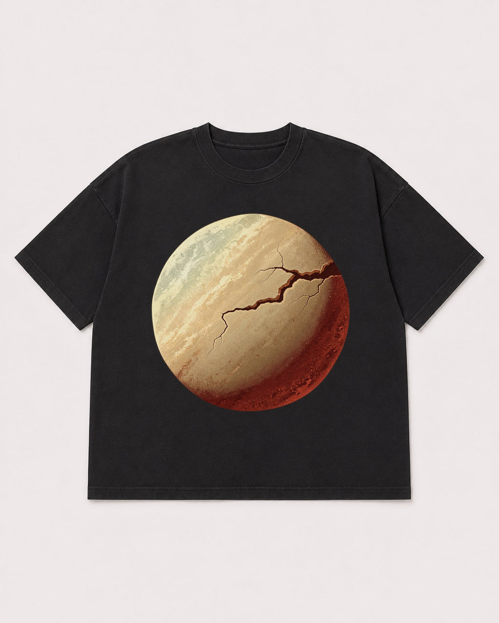 Mockup Boxy Heavyweight Tee Black product