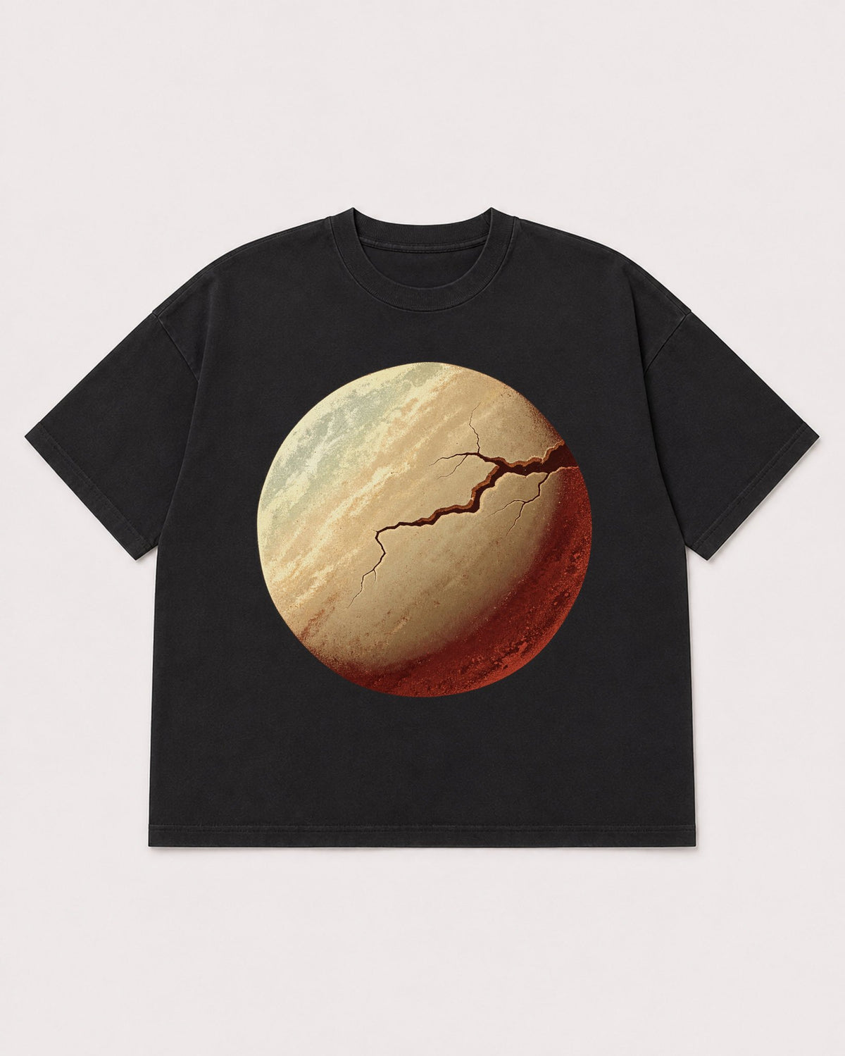 Mockup Boxy Heavyweight Tee Black product