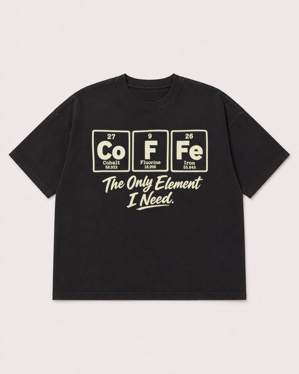 Mockup Boxy Heavyweight Tee Black product