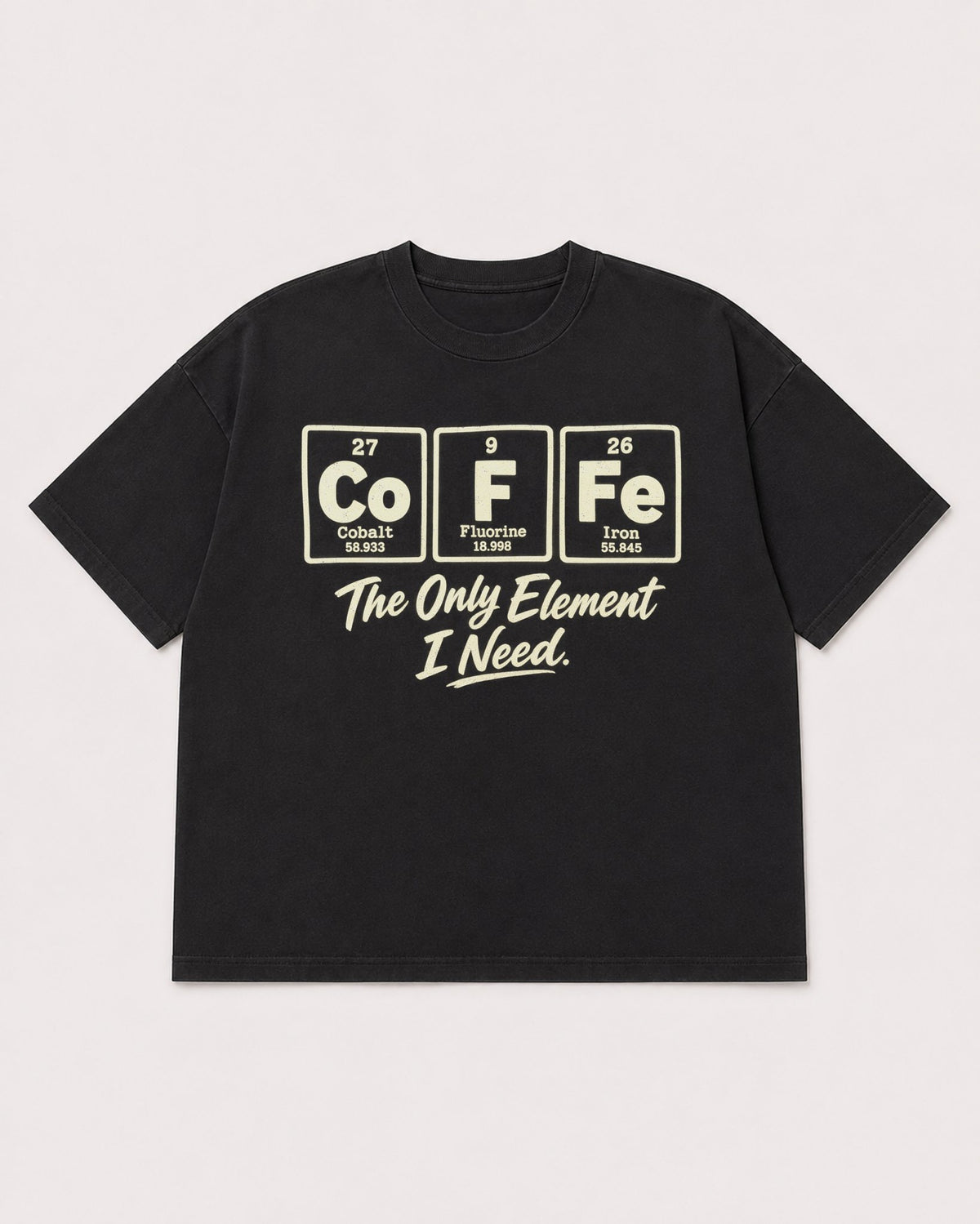 Mockup Boxy Heavyweight Tee Black product
