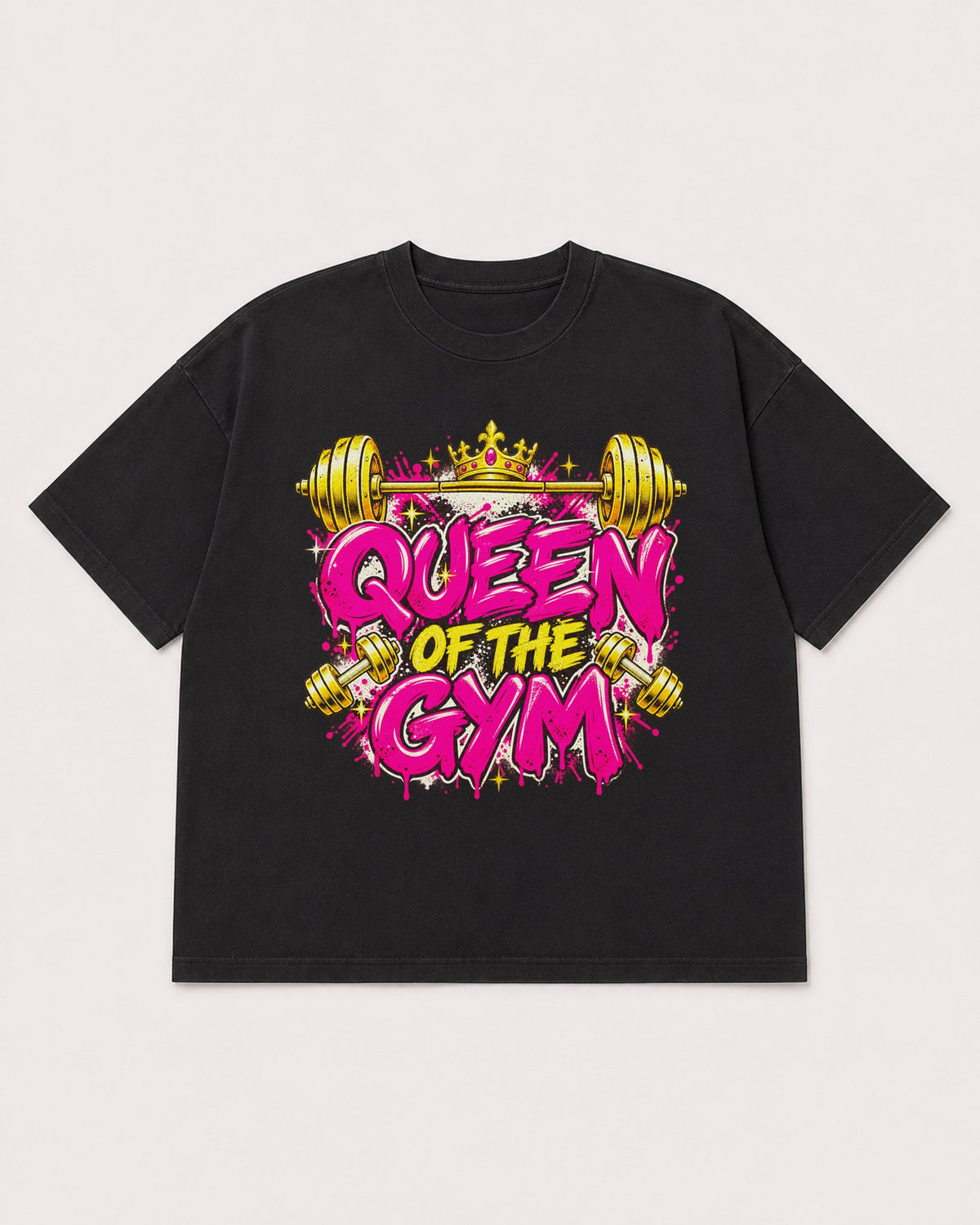 Mockup Boxy Heavyweight Tee Black product