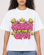 Mockup Boxy Heavyweight Tee White female close-up 10