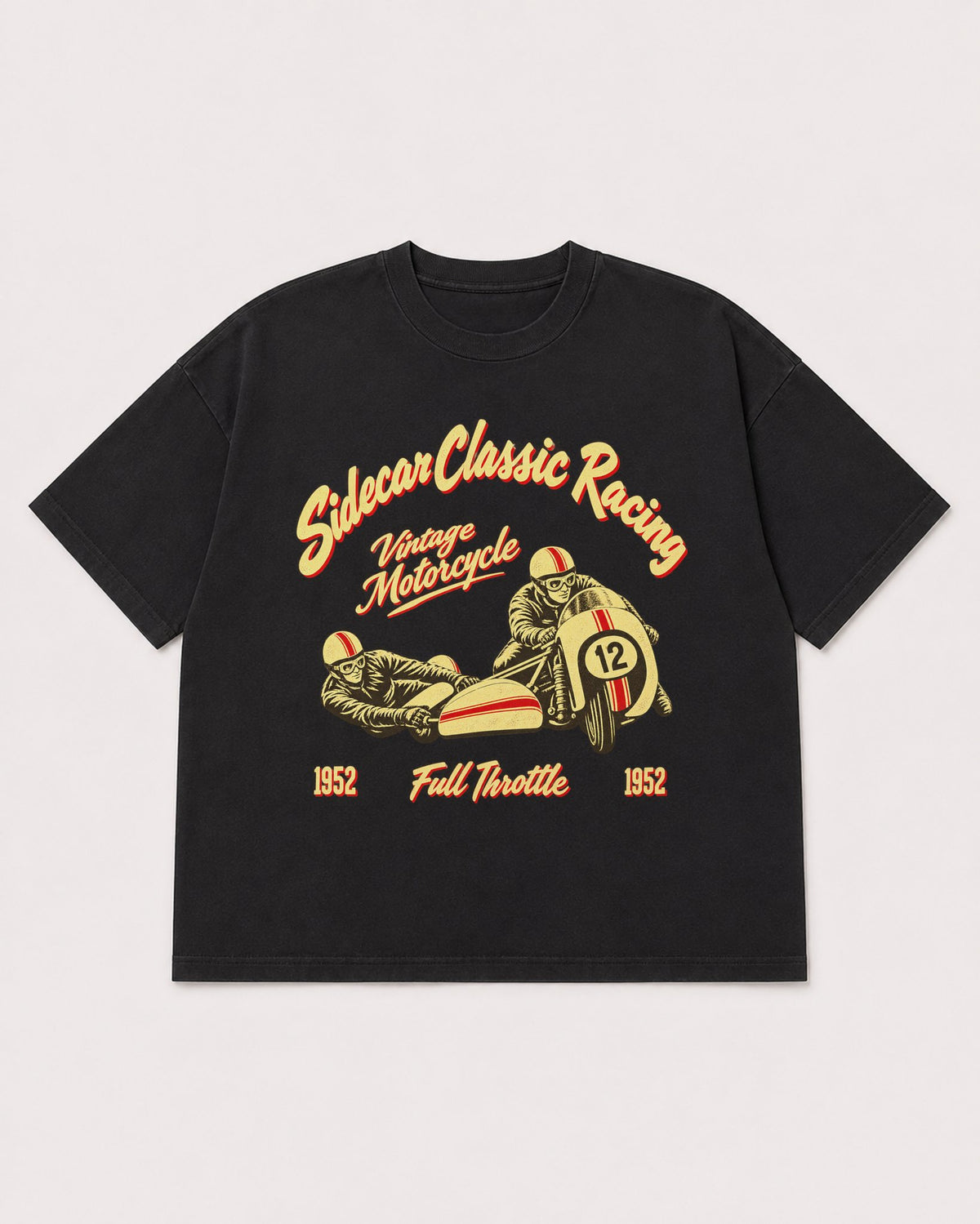 Mockup Boxy Heavyweight Tee Black product