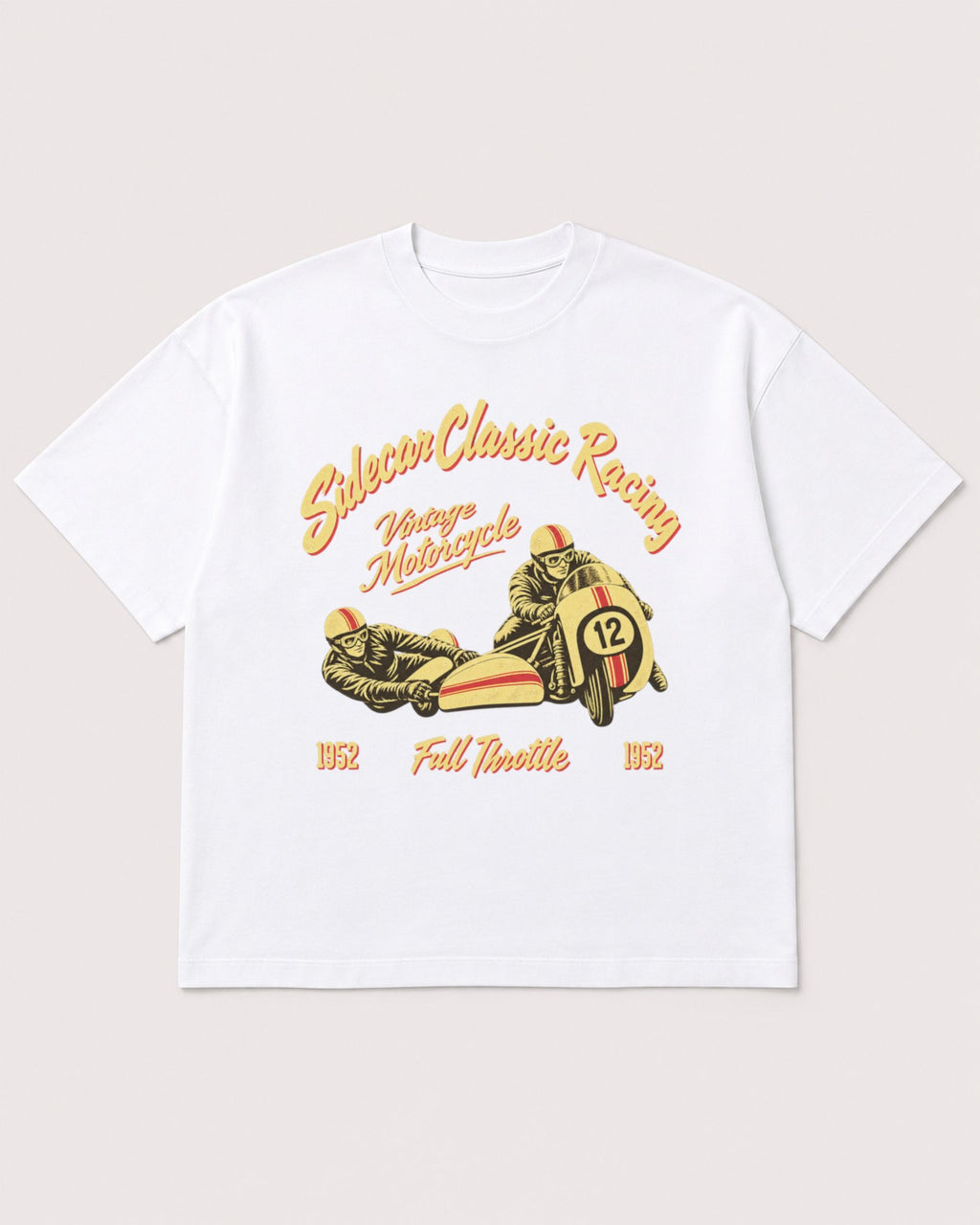 Mockup Boxy Heavyweight Tee White product