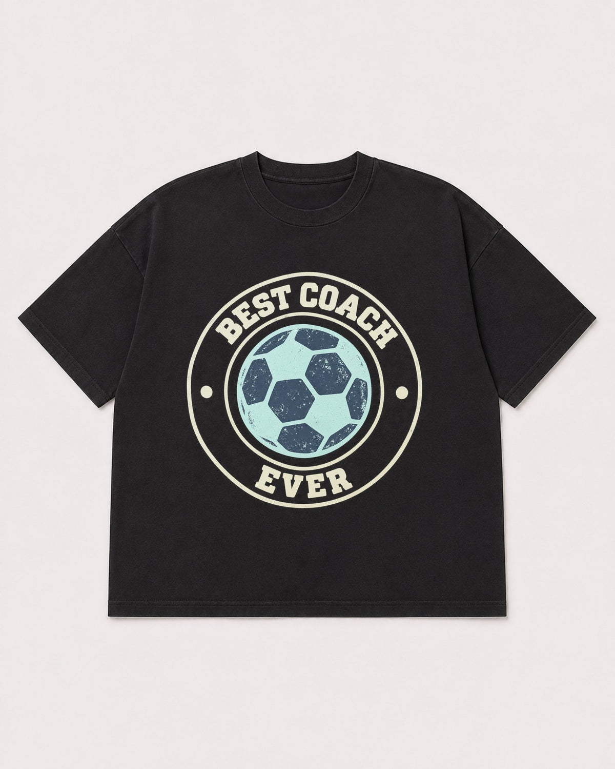Mockup Boxy Heavyweight Tee Black product