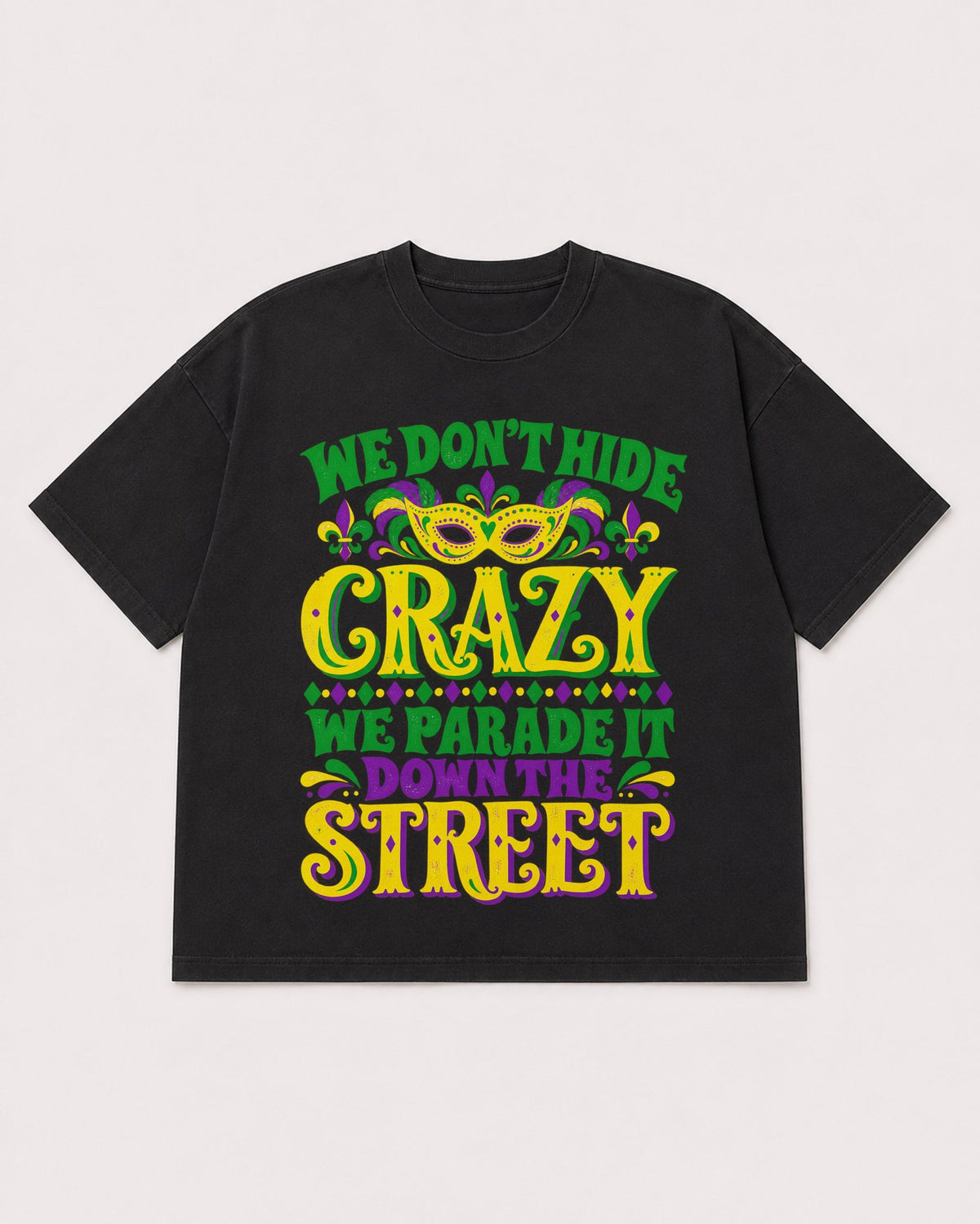 Mockup Boxy Heavyweight Tee Black product