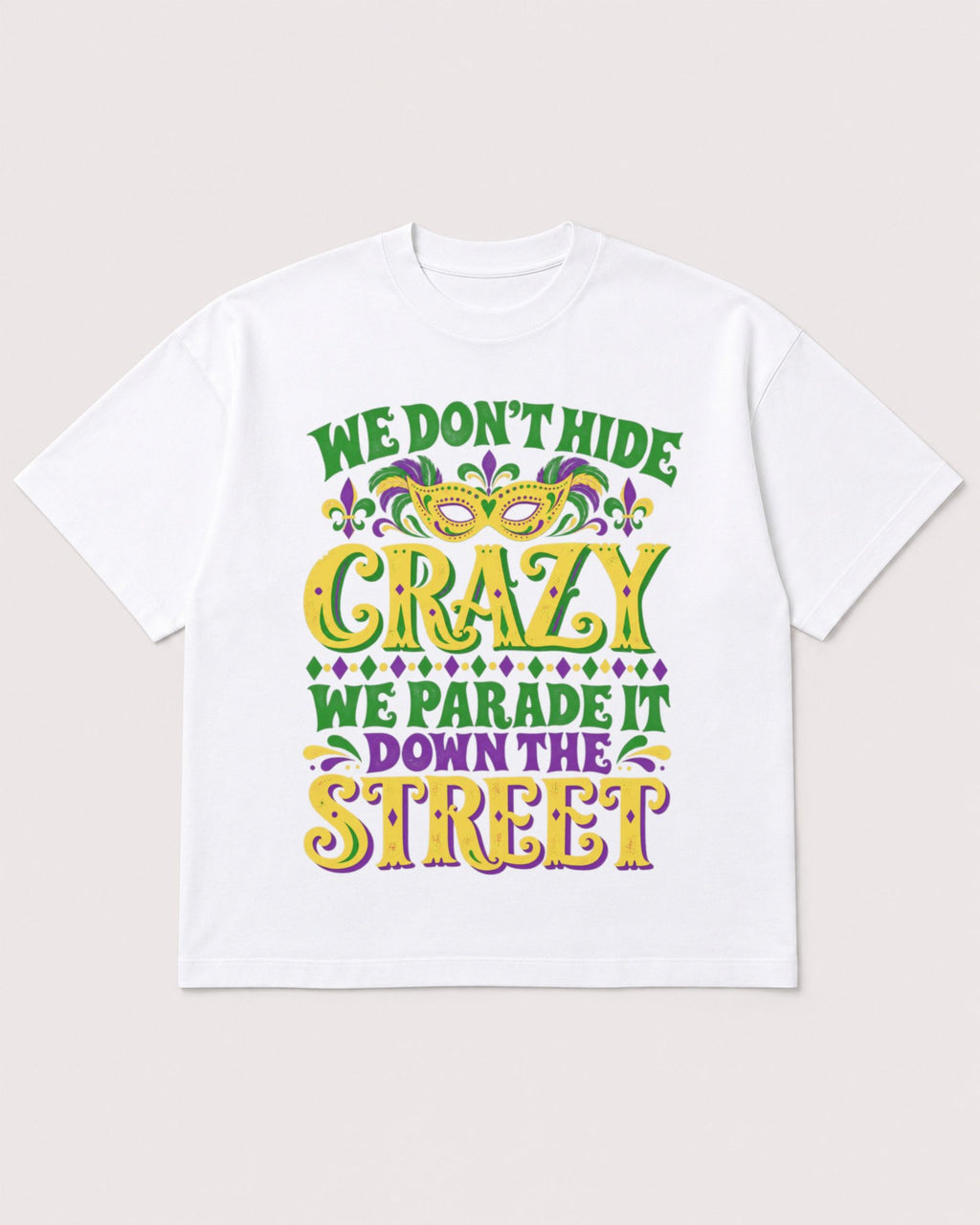 Mockup Boxy Heavyweight Tee White product