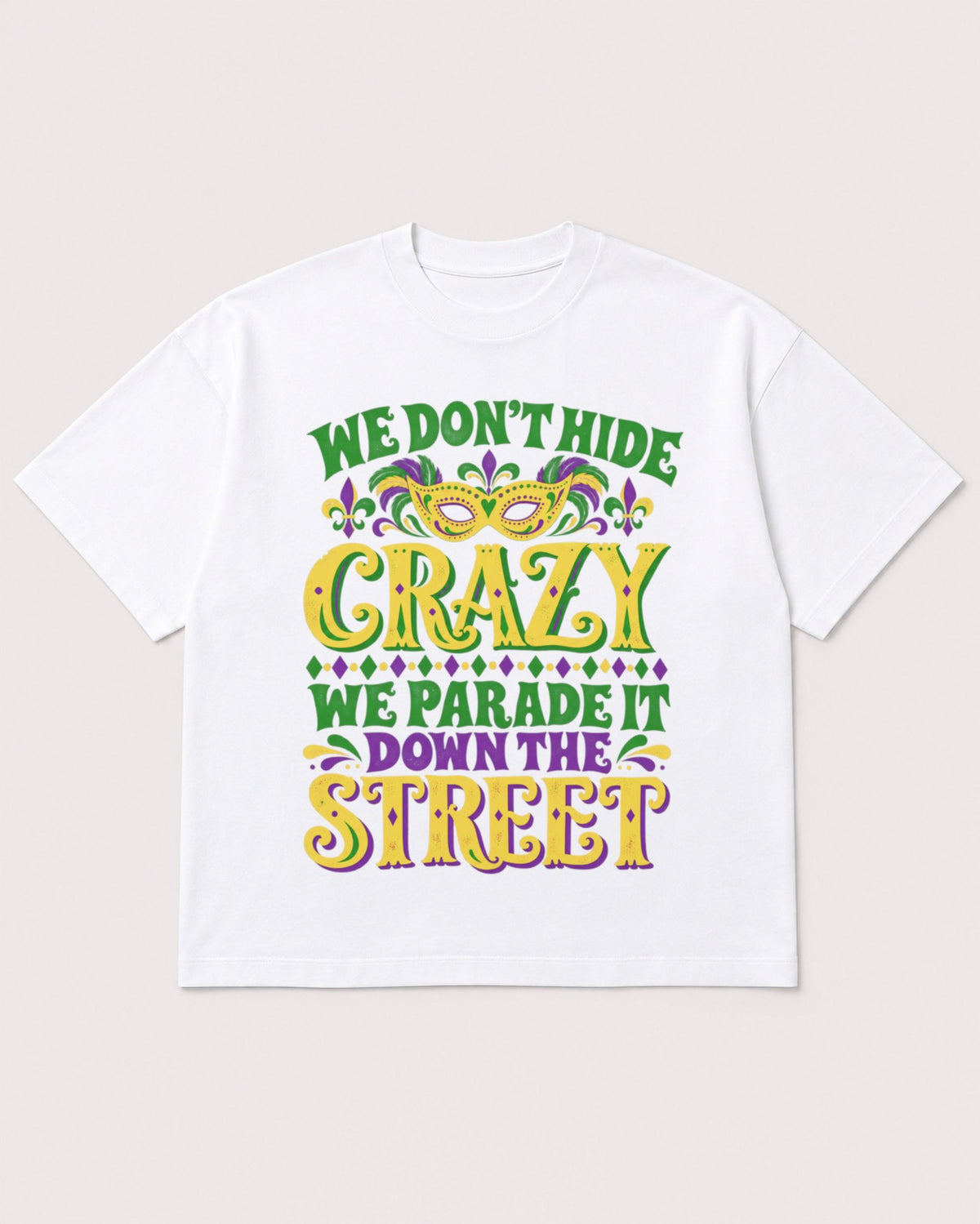Mockup Boxy Heavyweight Tee White product