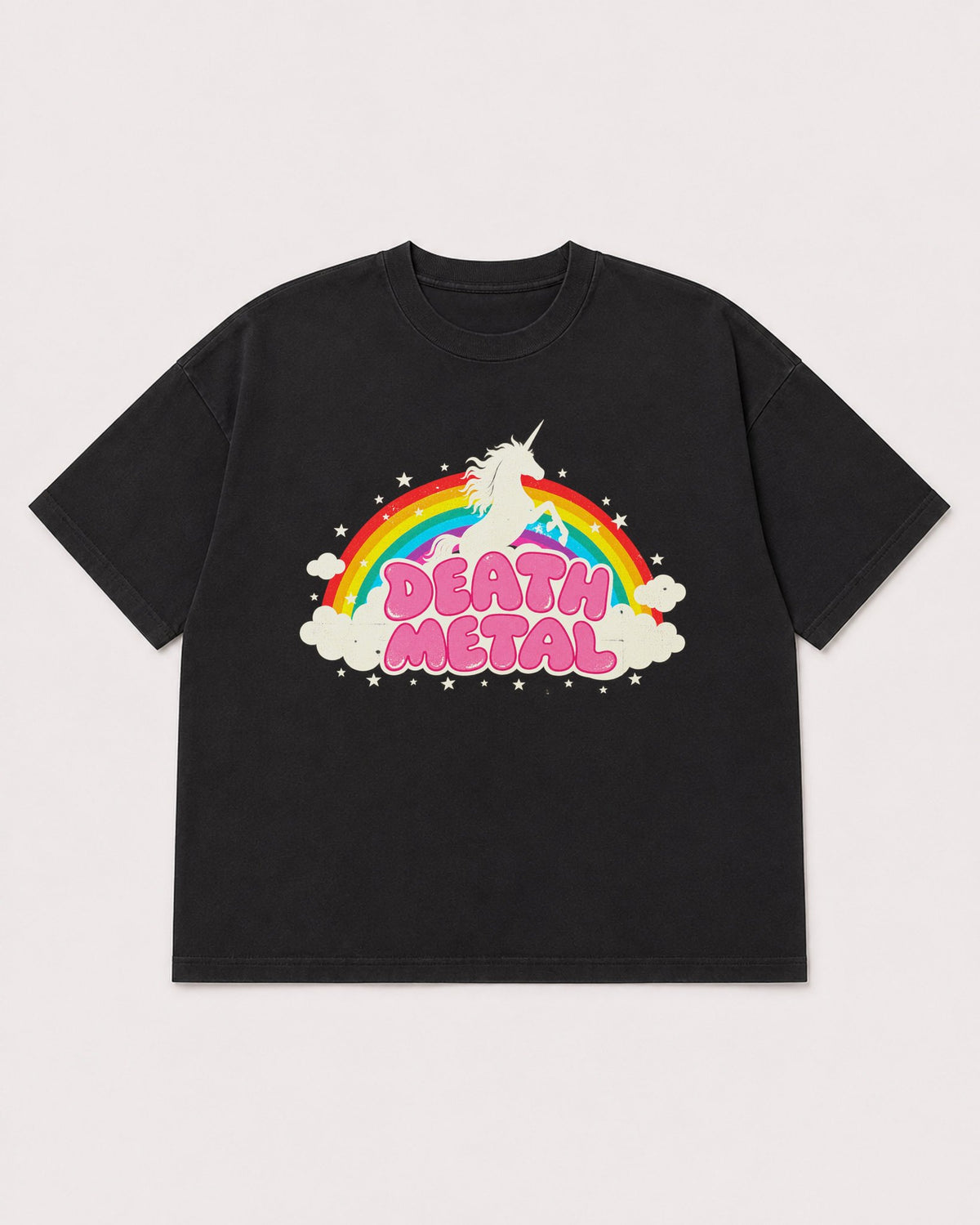 Mockup Boxy Heavyweight Tee Black product
