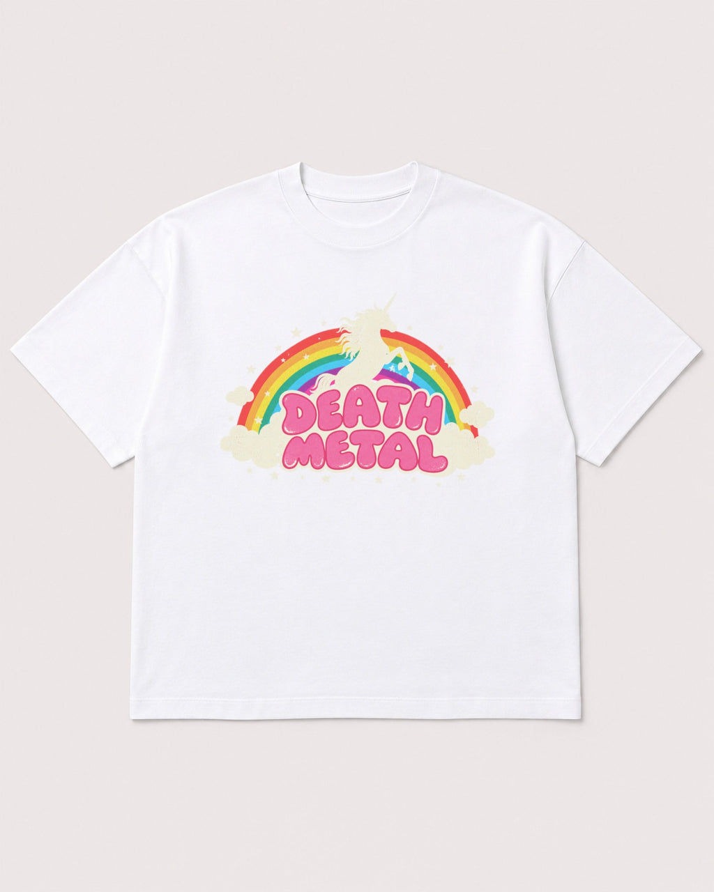 Mockup Boxy Heavyweight Tee White product