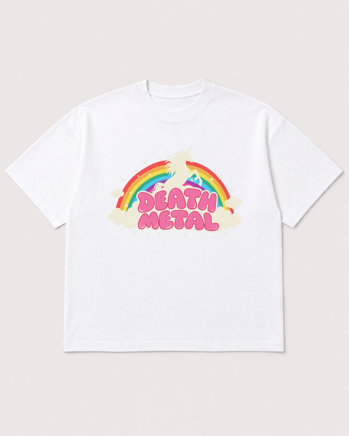 Mockup Boxy Heavyweight Tee White product