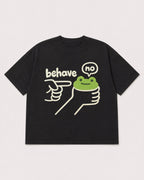 Mockup Boxy Heavyweight Tee Black product