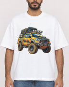 Mockup Boxy Heavyweight Tee White male close-up 07