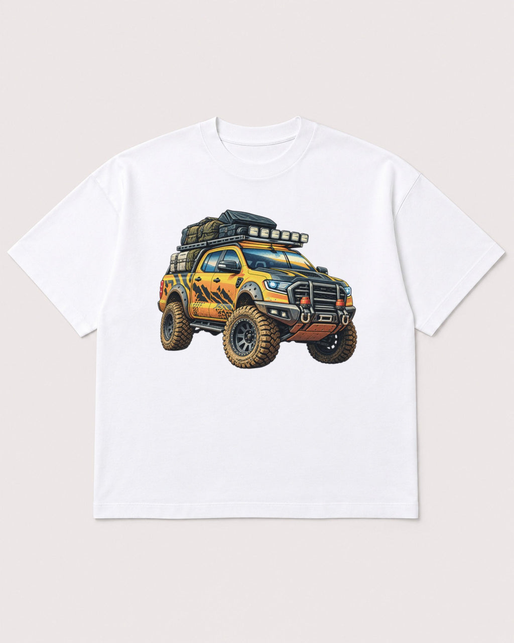 Mockup Boxy Heavyweight Tee White product