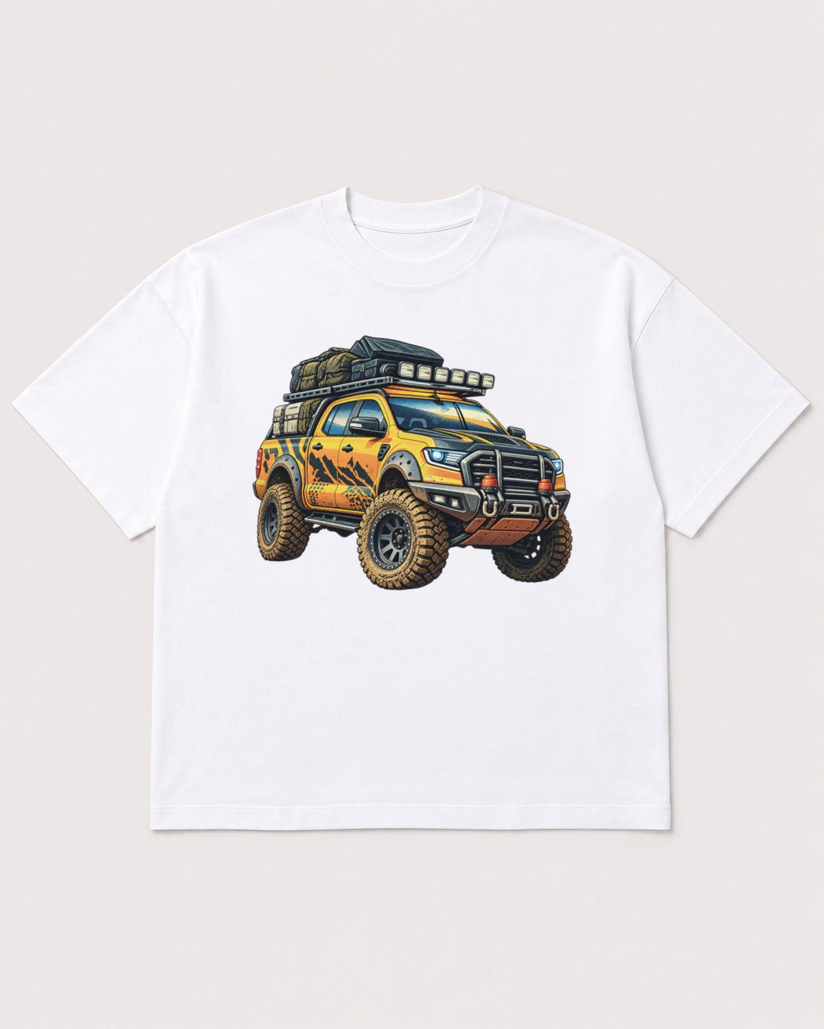 Mockup Boxy Heavyweight Tee White product
