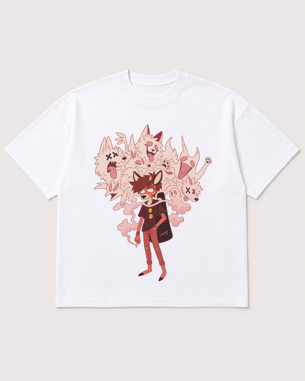 Mockup Boxy Heavyweight Tee White product
