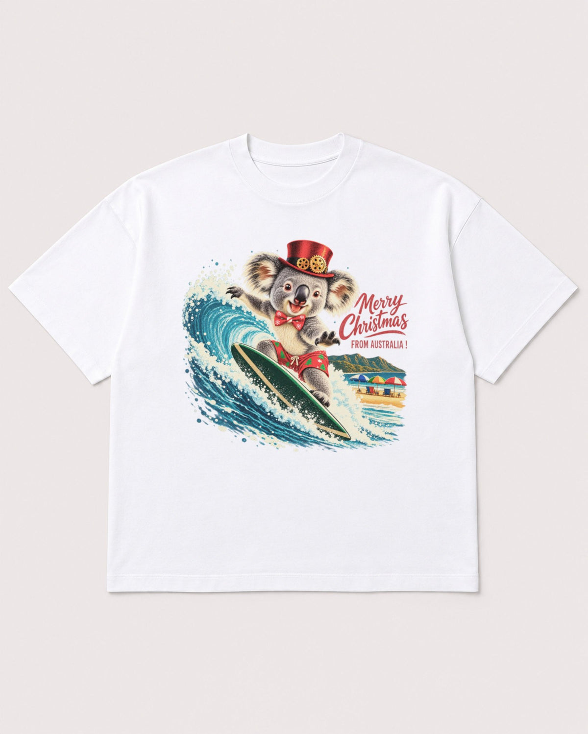 Mockup Boxy Heavyweight Tee White product