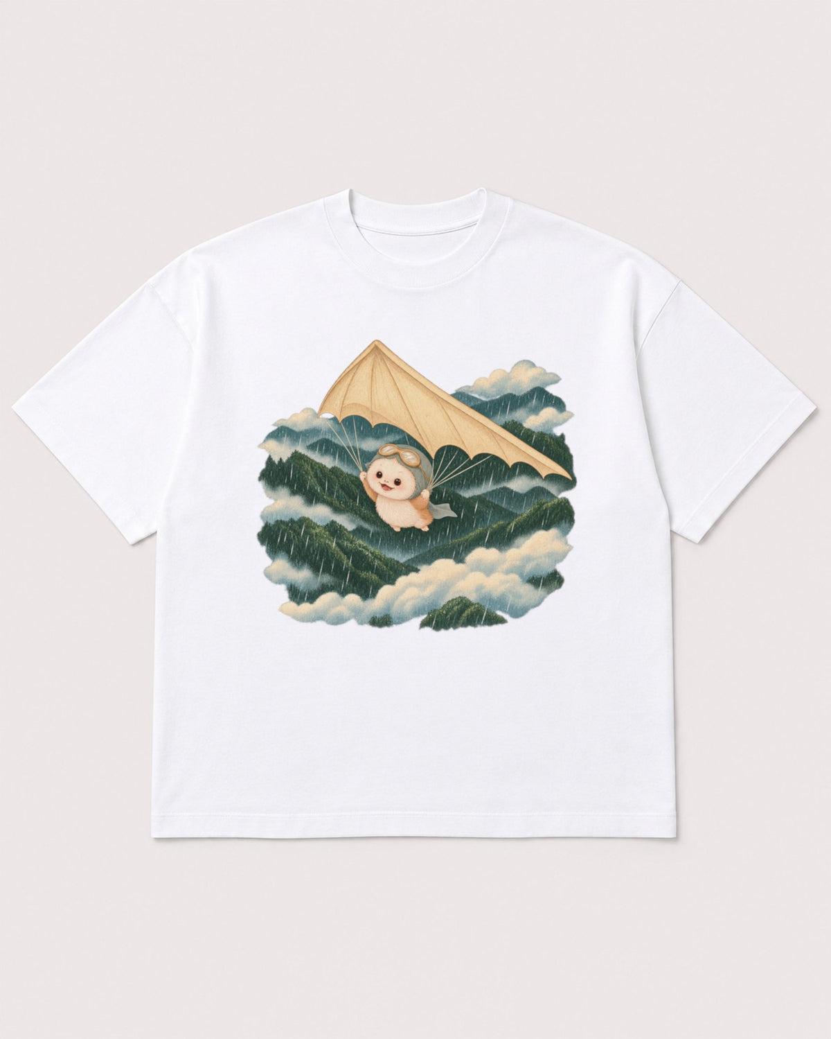 Mockup Boxy Heavyweight Tee White product