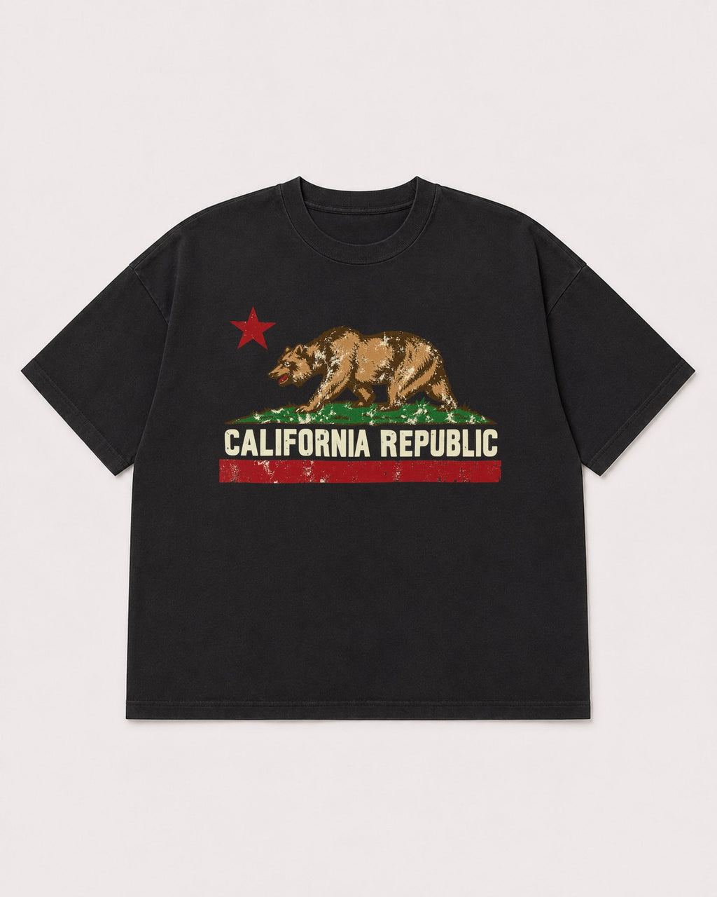 Mockup Boxy Heavyweight Tee Black product