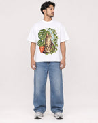 Mockup Boxy Heavyweight Tee White male full-body 02