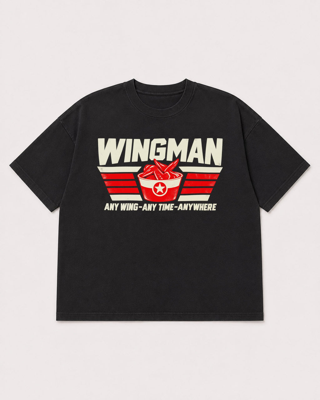Mockup Boxy Heavyweight Tee Black product