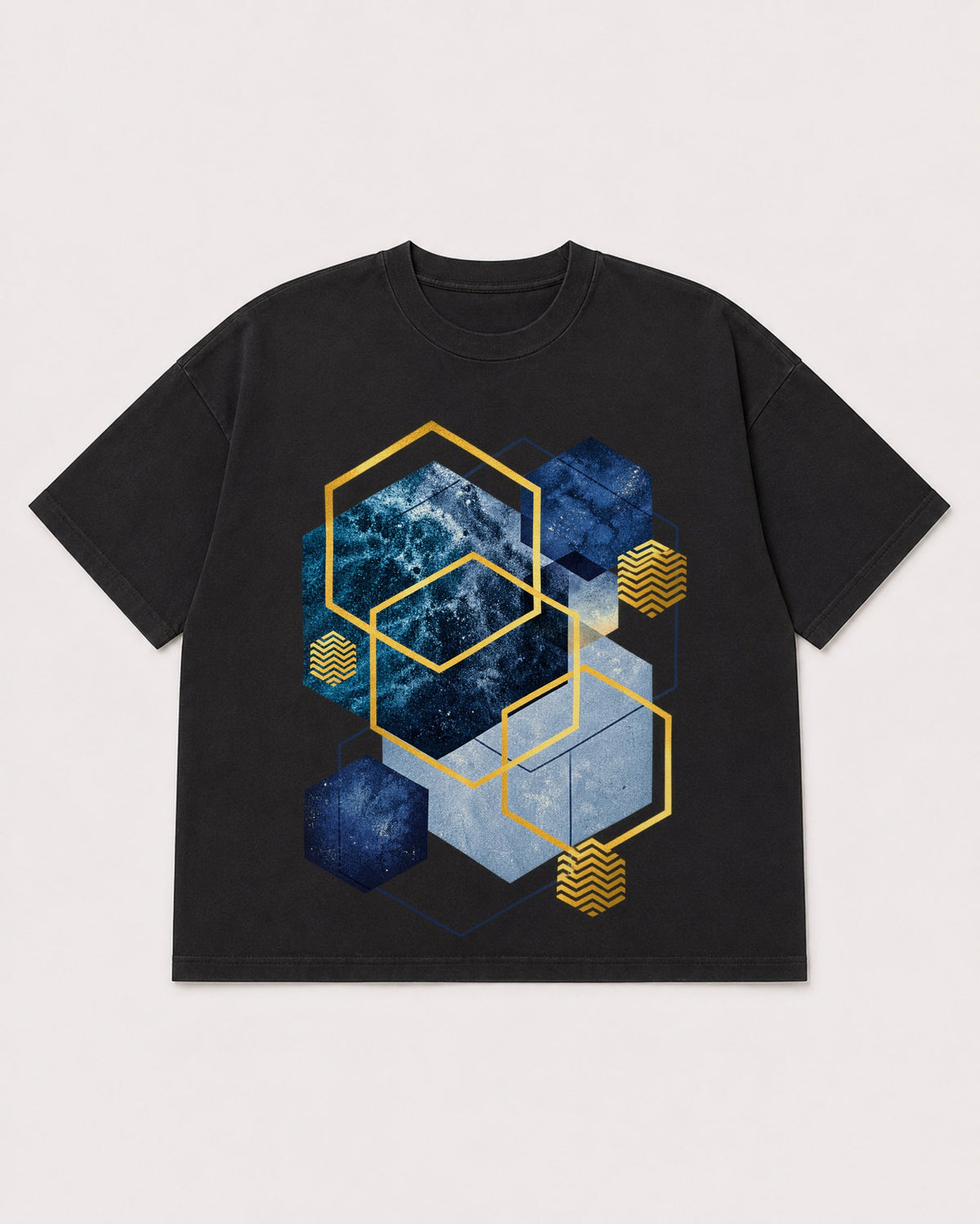 Mockup Boxy Heavyweight Tee Black product