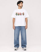 Mockup Boxy Heavyweight Tee White male full-body 02