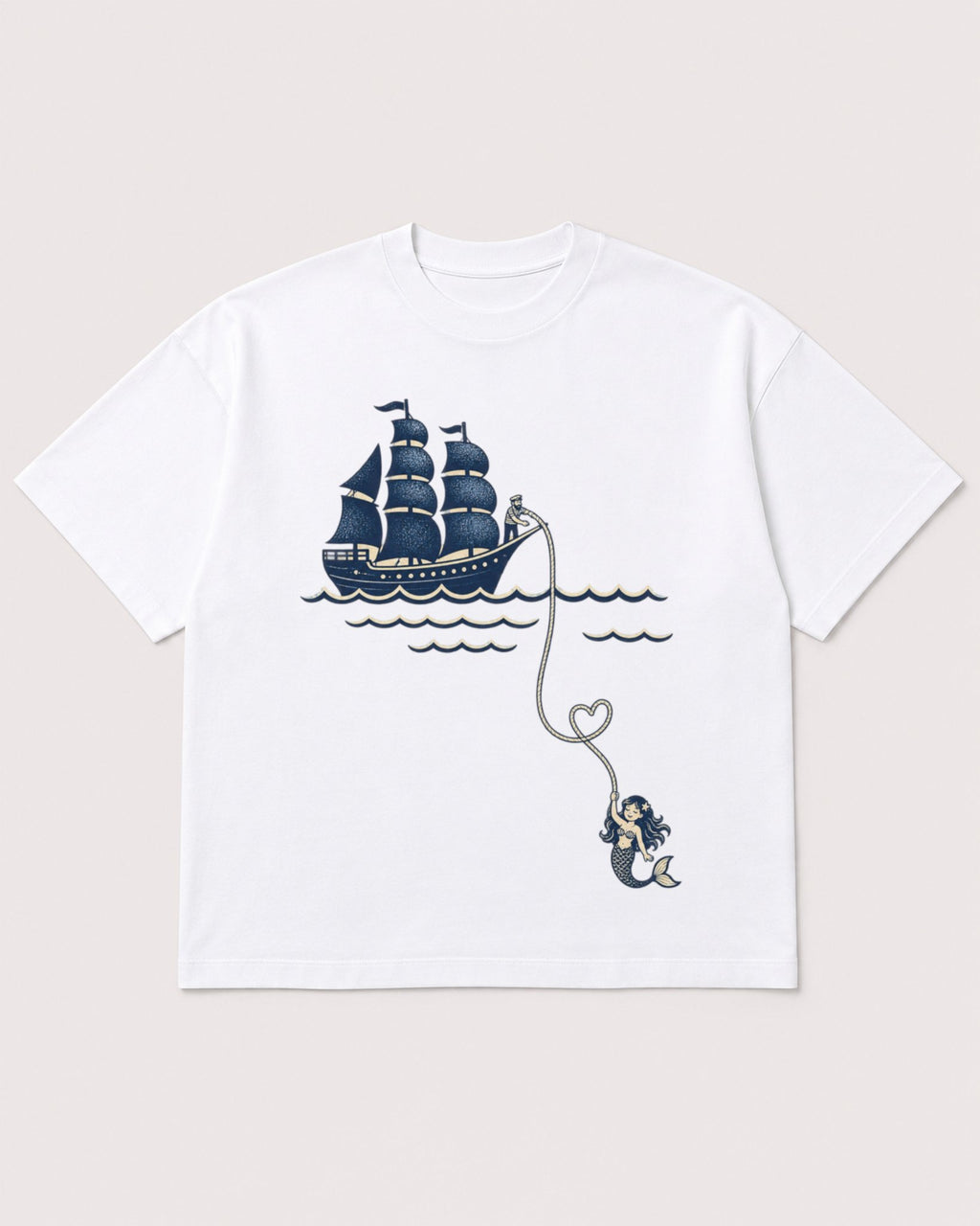 Mockup Boxy Heavyweight Tee White product