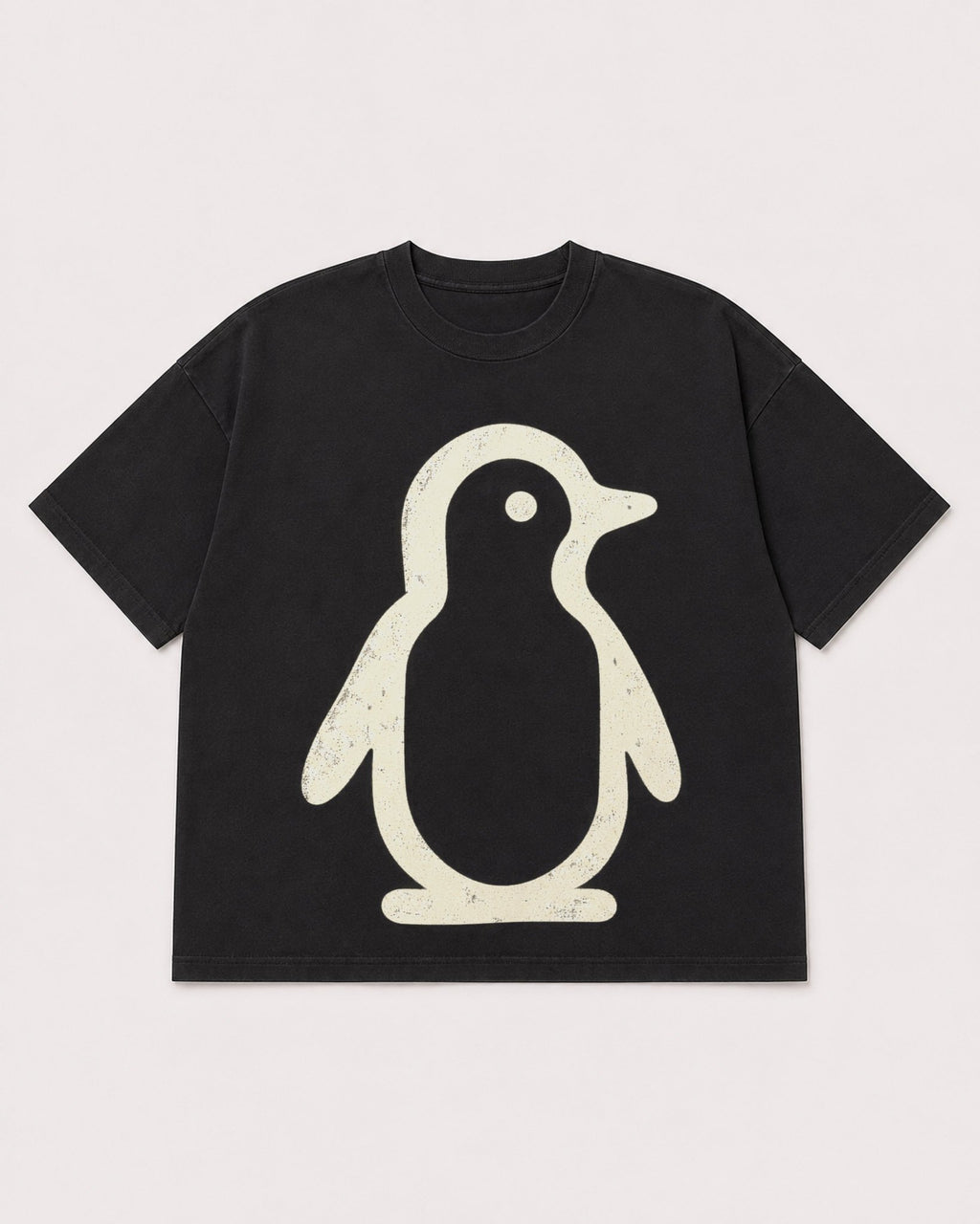 Mockup Boxy Heavyweight Tee Black product