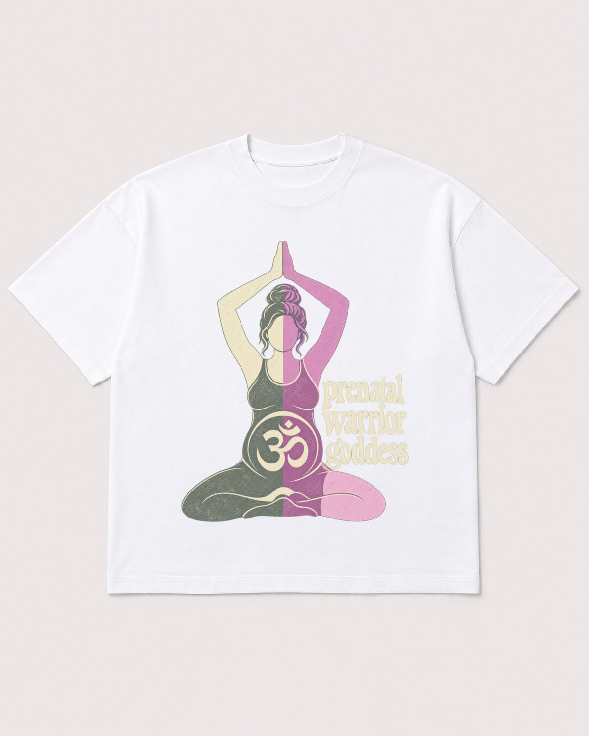 Mockup Boxy Heavyweight Tee White product