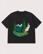 Mockup Boxy Heavyweight Tee Black product