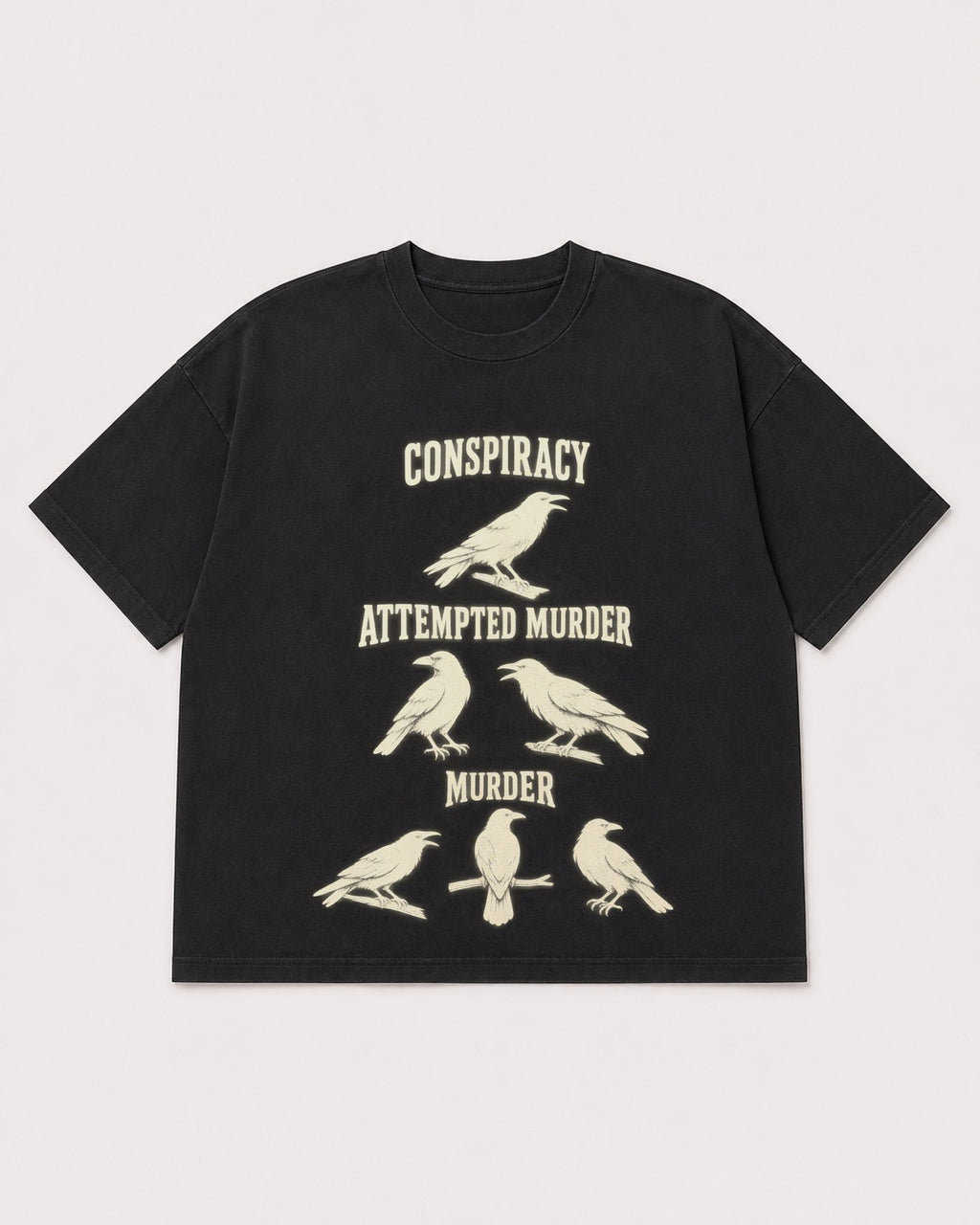 Mockup Boxy Heavyweight Tee Black product