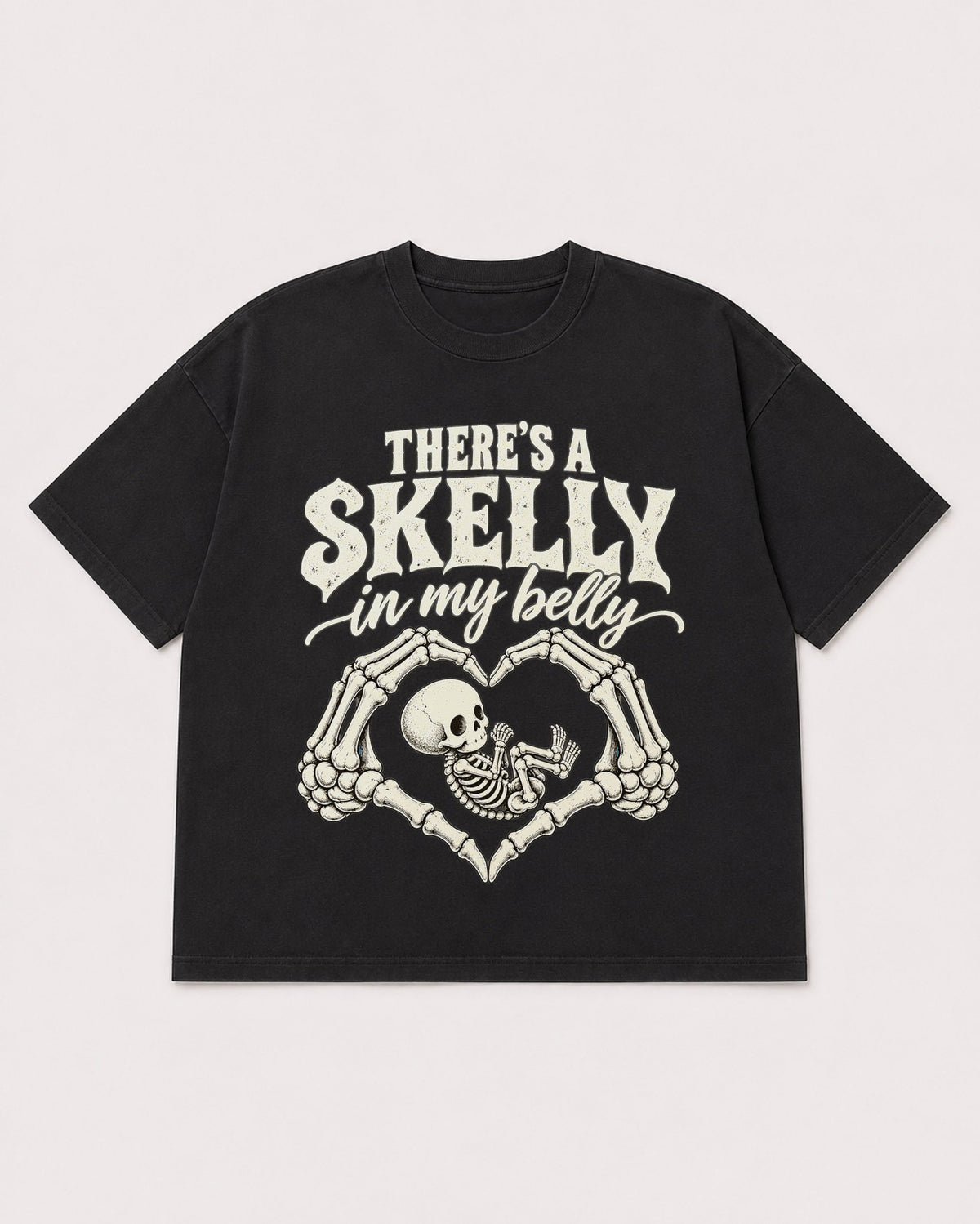 Mockup Boxy Heavyweight Tee Black product