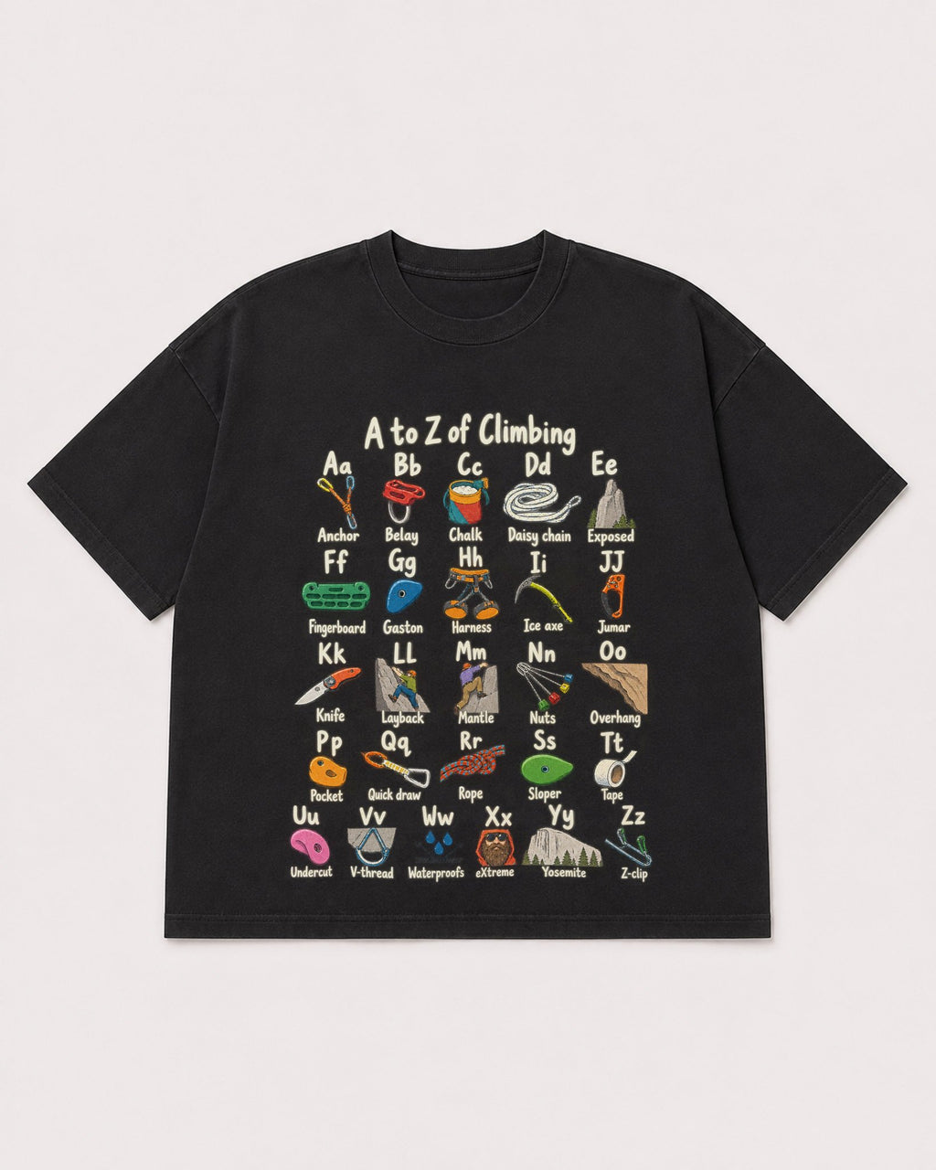 Mockup Boxy Heavyweight Tee Black product