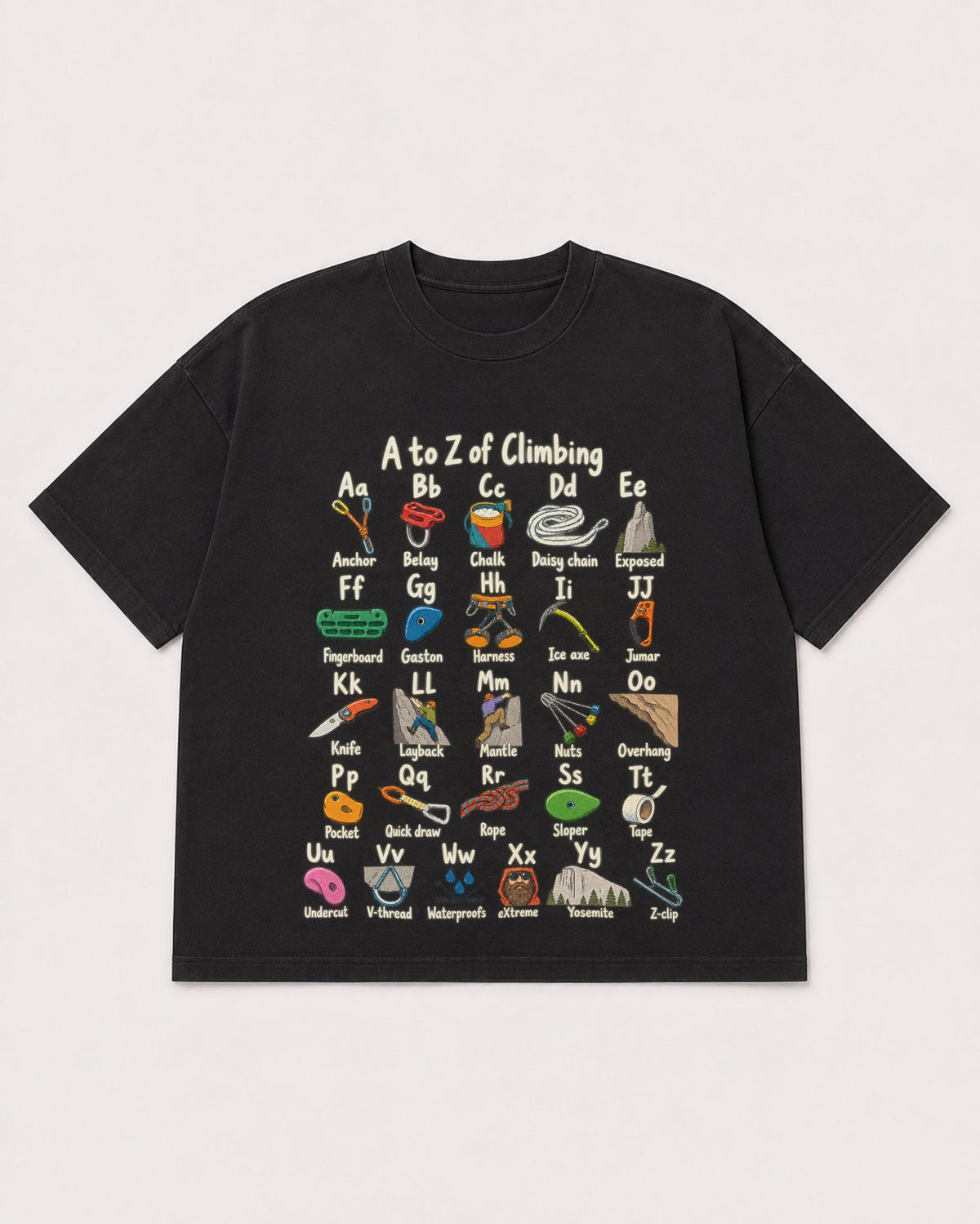 Mockup Boxy Heavyweight Tee Black product
