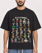 Mockup Boxy Heavyweight Tee Black male close-up 07