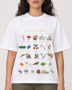 Mockup Boxy Heavyweight Tee White female close-up 07