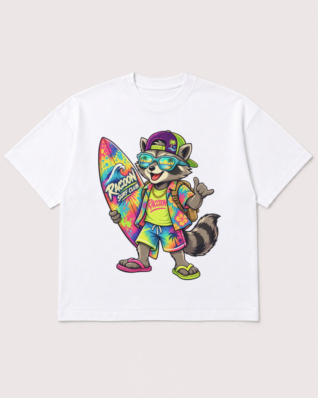 Mockup Boxy Heavyweight Tee White product