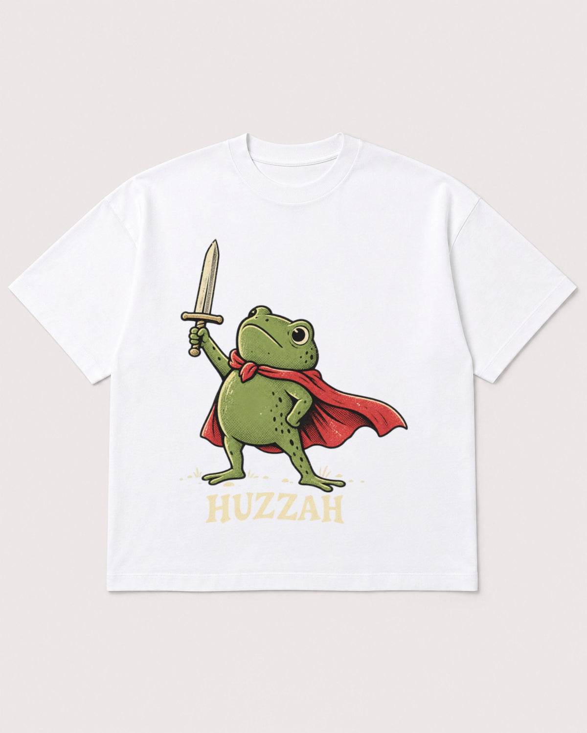 Mockup Boxy Heavyweight Tee White product