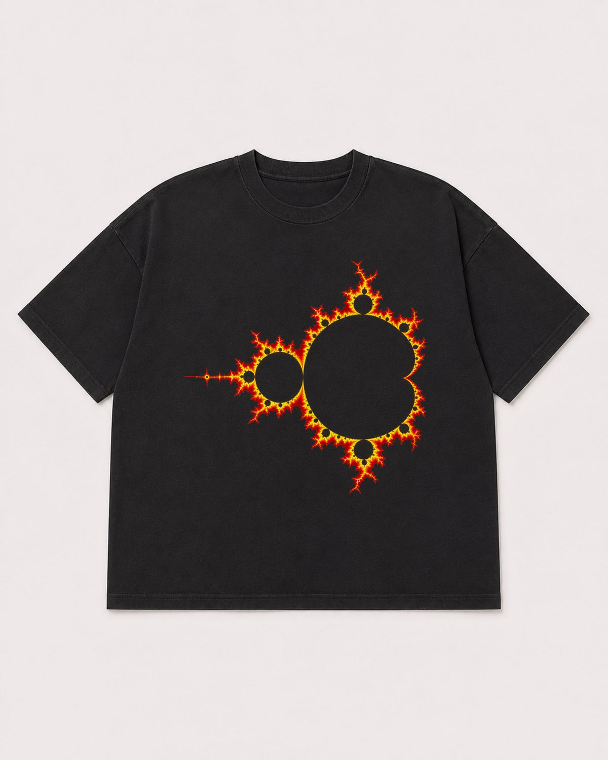 Mockup Boxy Heavyweight Tee Black product