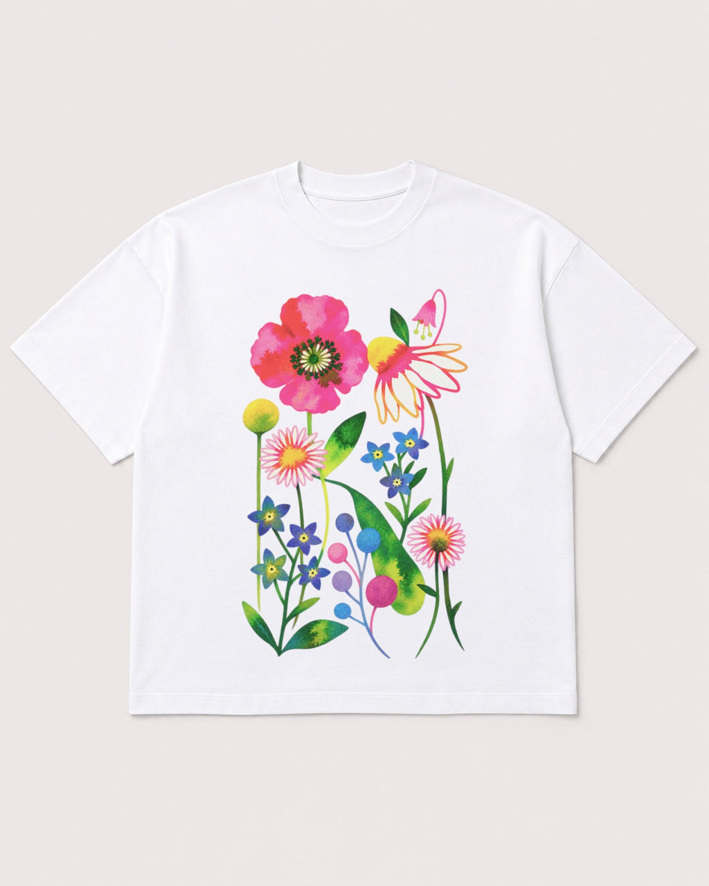 Mockup Boxy Heavyweight Tee White product
