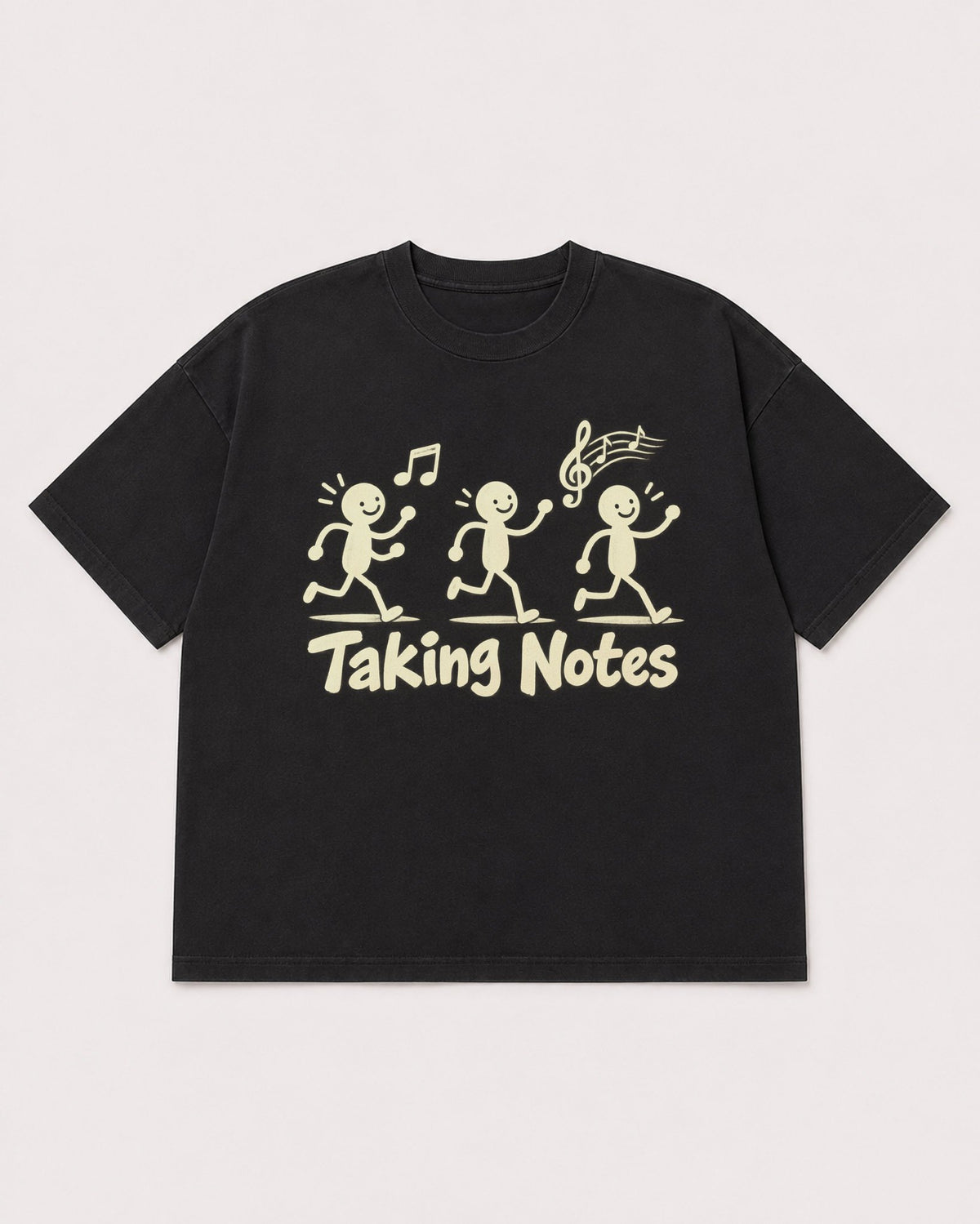 Mockup Boxy Heavyweight Tee Black product