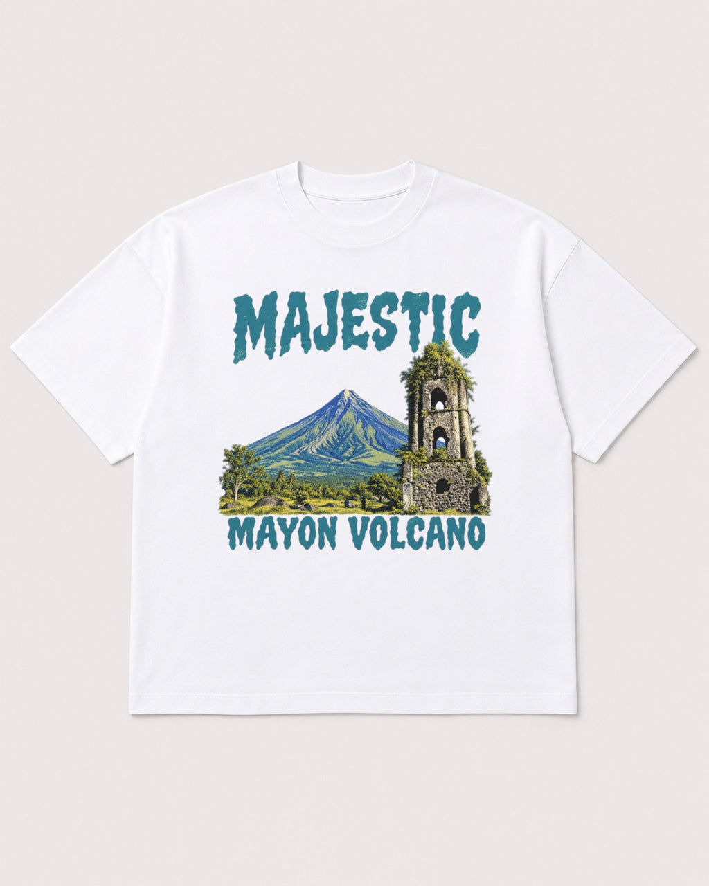 Mockup Boxy Heavyweight Tee White product