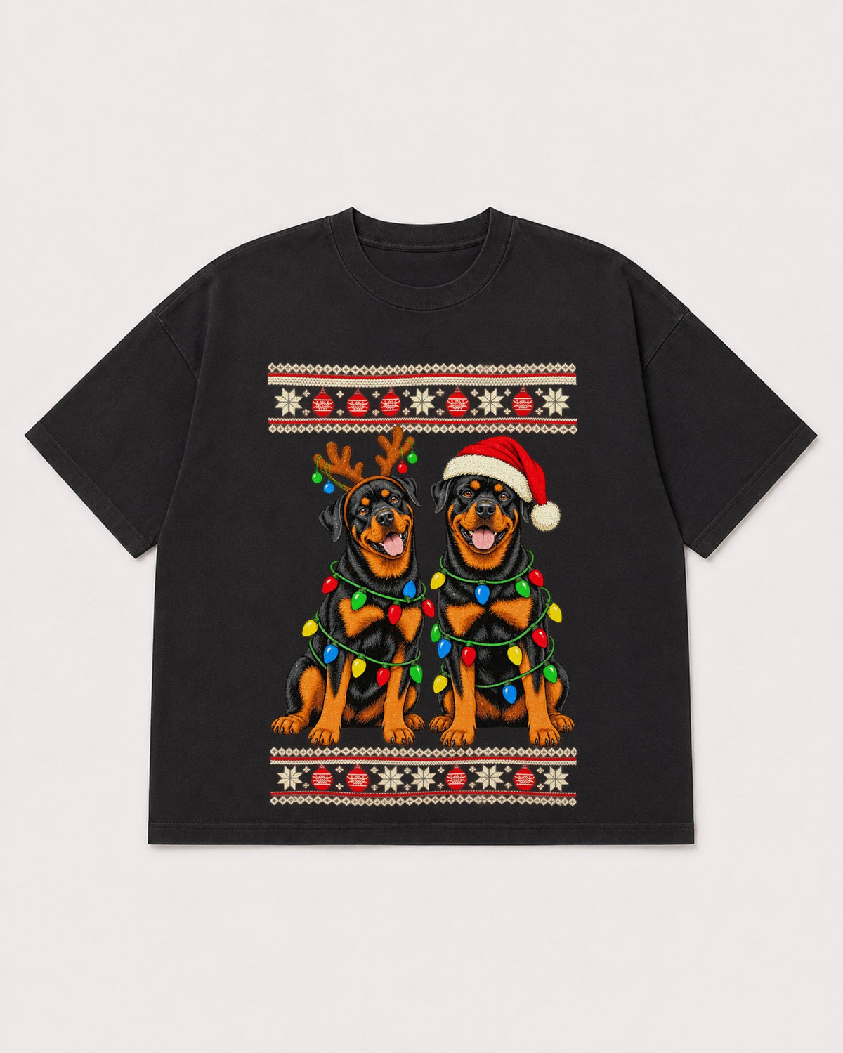 Mockup Boxy Heavyweight Tee Black product