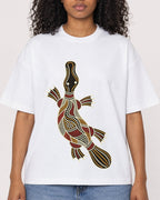 Mockup Boxy Heavyweight Tee White female close-up 05