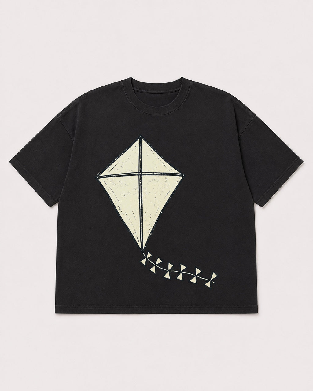 Mockup Boxy Heavyweight Tee Black product