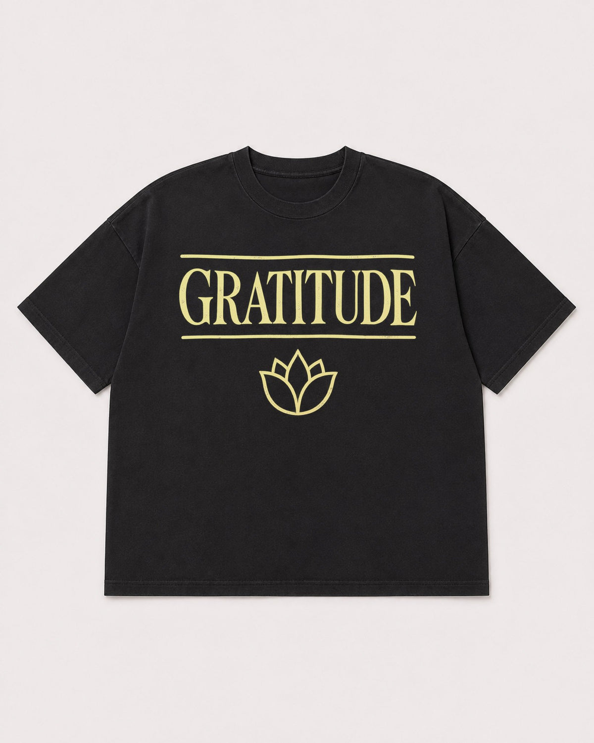 Mockup Boxy Heavyweight Tee Black product